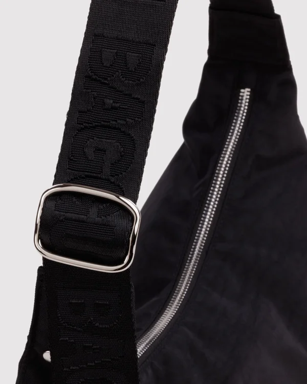 Medium Nylon Crescent Bag - Studs - Size: OS