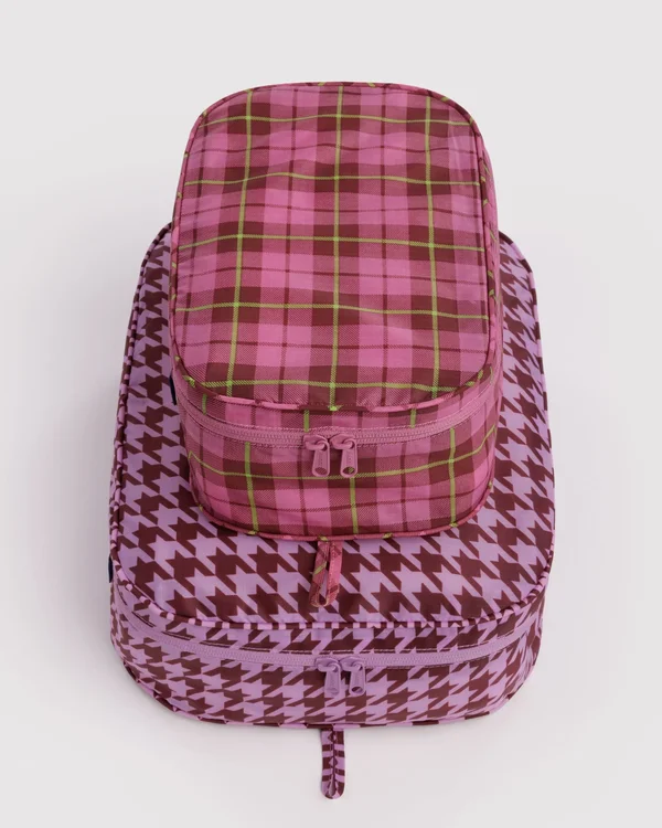 Packing Cube Set - Check Mix - Material: ripstop-nylon