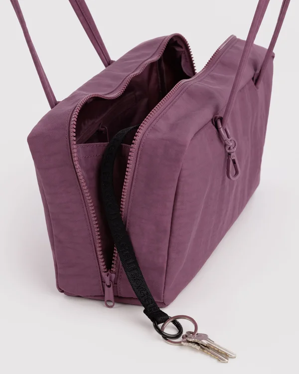 Nylon Bowler Bag - Wild Plum - Material: heavyweight-nylon