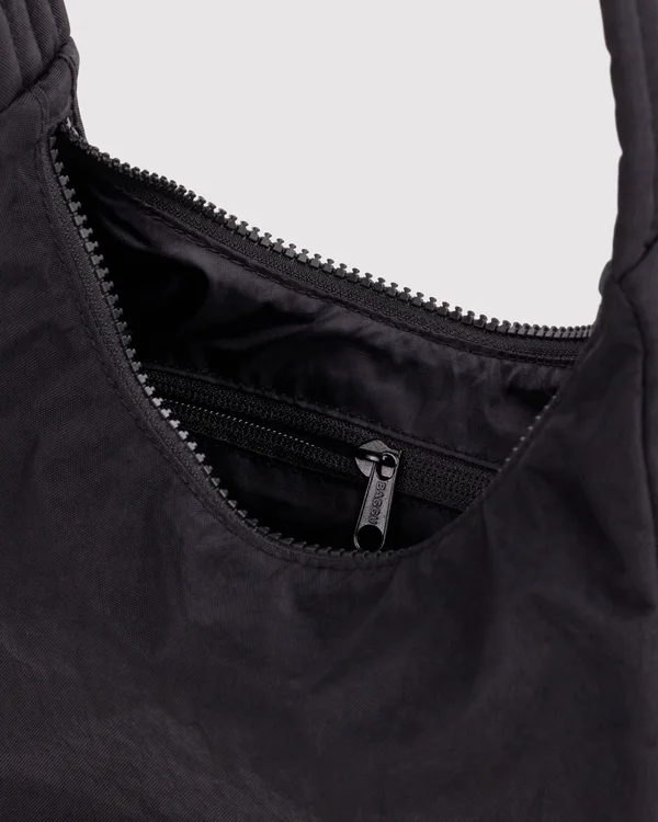 Mini Nylon Shoulder Bag - Black - Size: OS