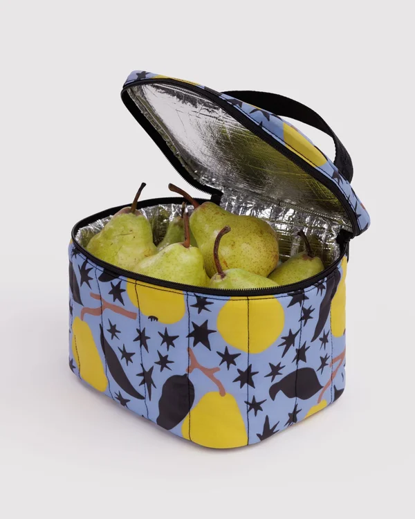 Puffy Lunch Bag - Golden Pears - Size: OS