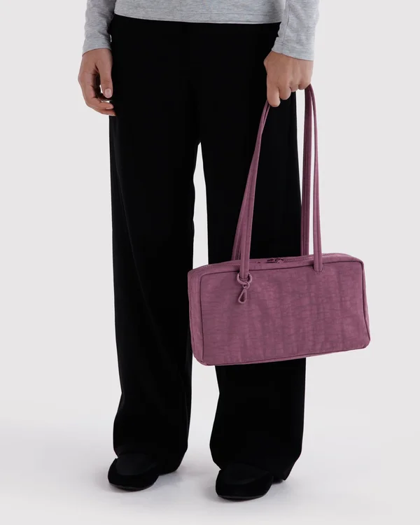 Nylon Bowler Bag - Wild Plum - Material: heavyweight-nylon