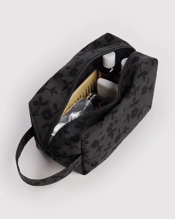 Dopp Kit - Charcoal Ditsy Floral